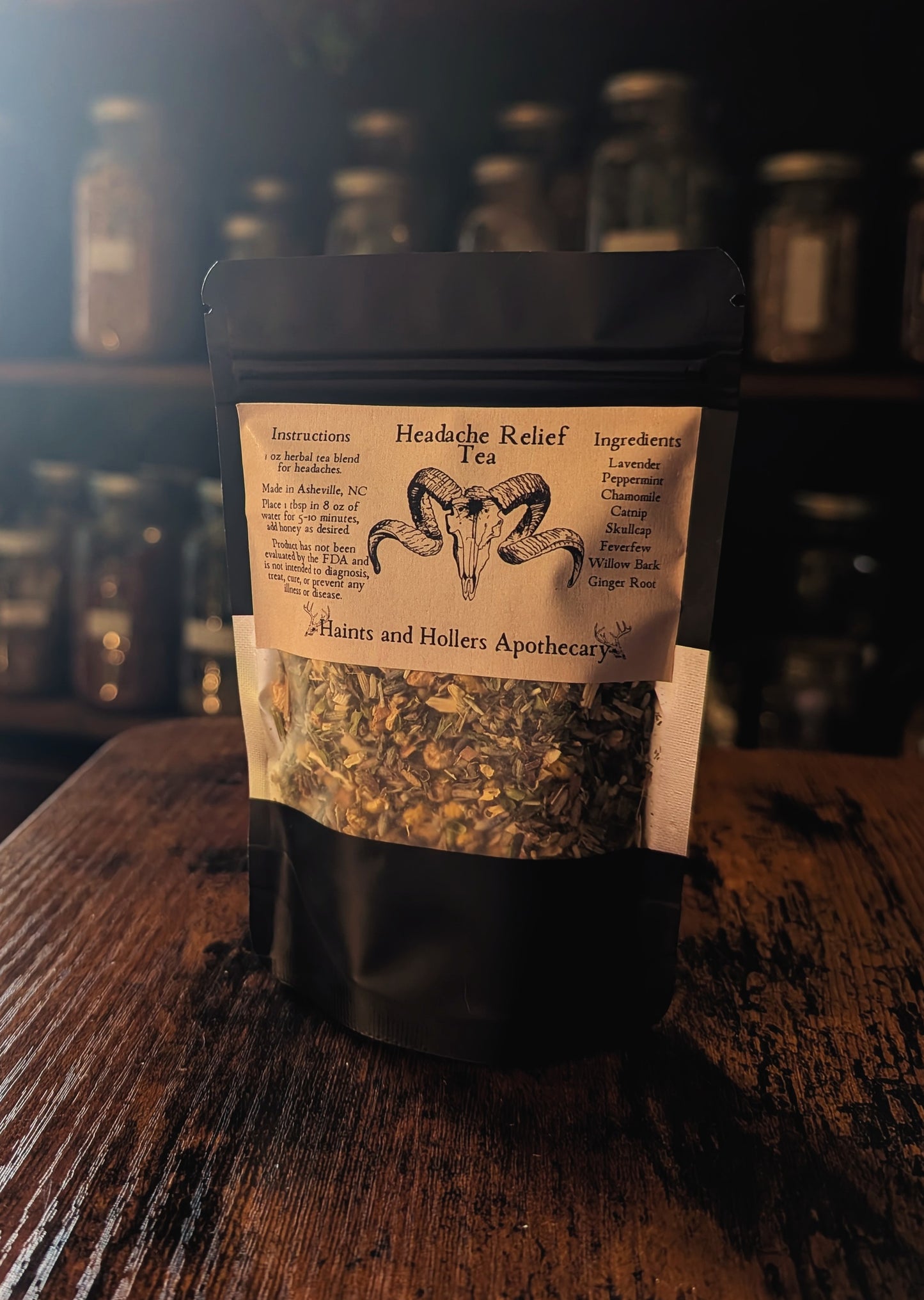 Headache Relief Herbal Tea Blend