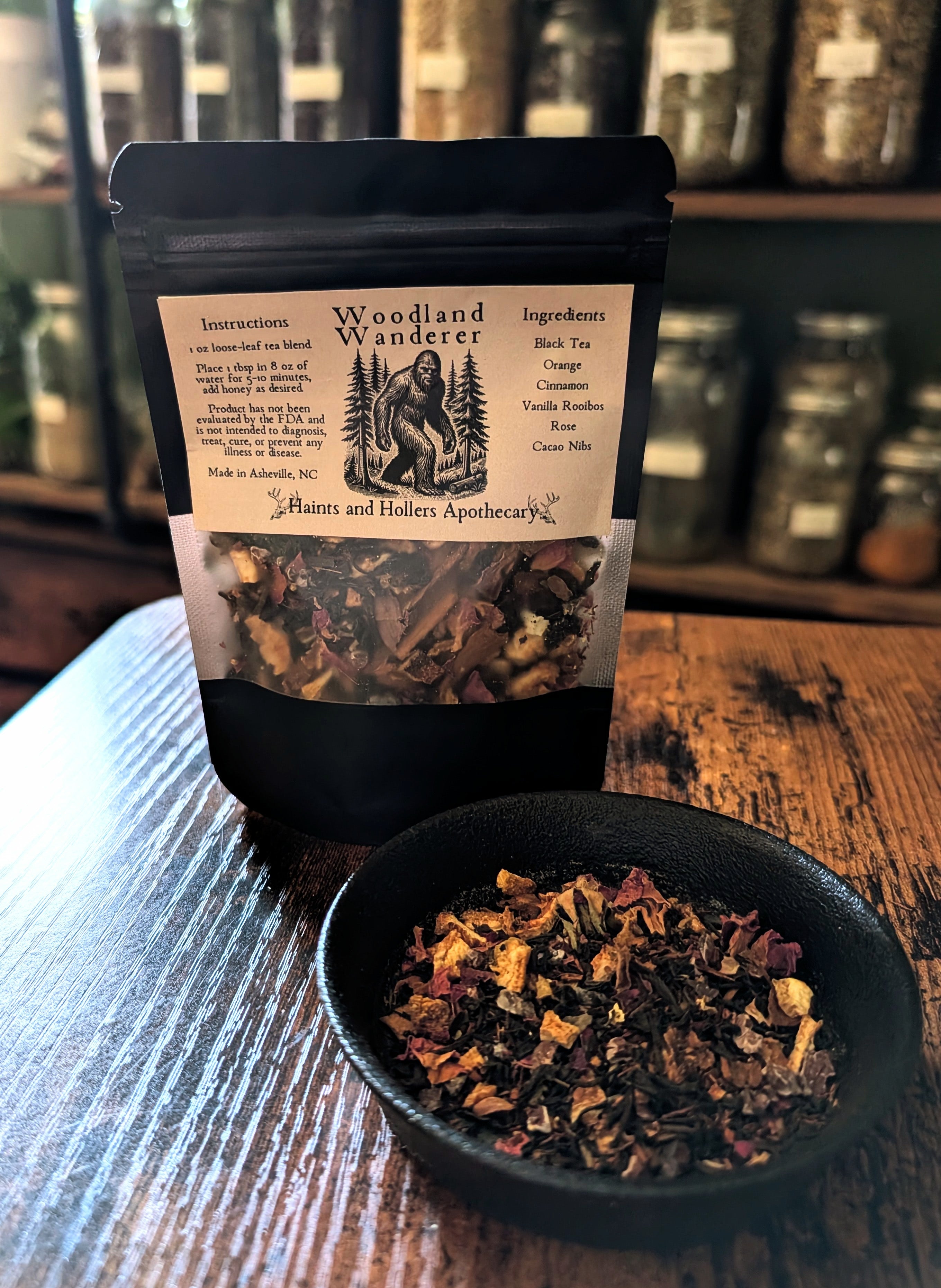 Woodland Wanderer (Bigfoot) Tea Blend – Haints and Hollers Apothecary