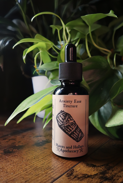 Anxiety Ease Herbal Tincture Blend • Organic Herbs • 1oz
