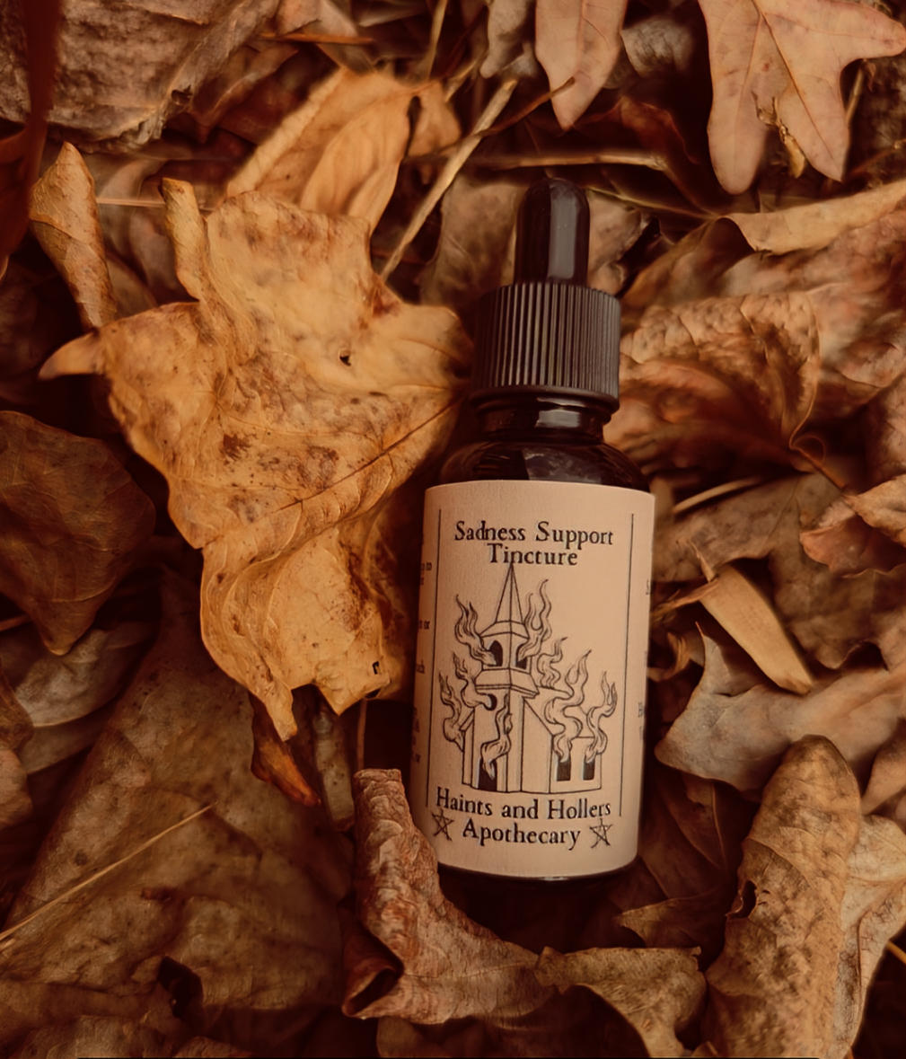 Sadness Support Herbal Tincture • Seasonal/Situational Sadness • 1 oz