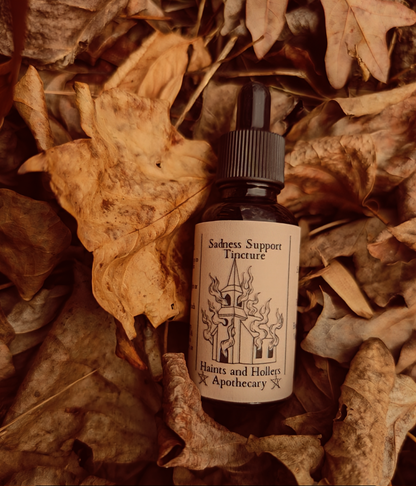 Sadness Support Herbal Tincture • Seasonal/Situational Sadness • 1 oz