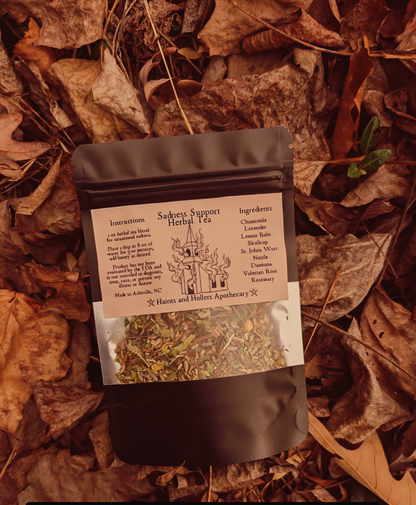 Sadness Support Herbal Tea Blend • Organic Herbs • 1 oz