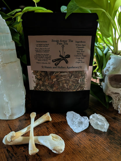 Pain Away Herbal Tea Blend • Organic Herbs • 1 oz