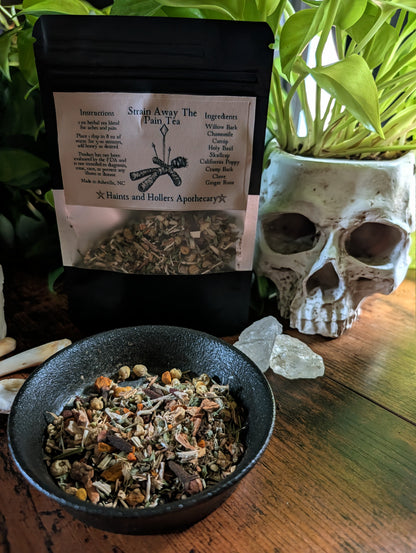 Pain Away Herbal Tea Blend • Organic Herbs • 1 oz