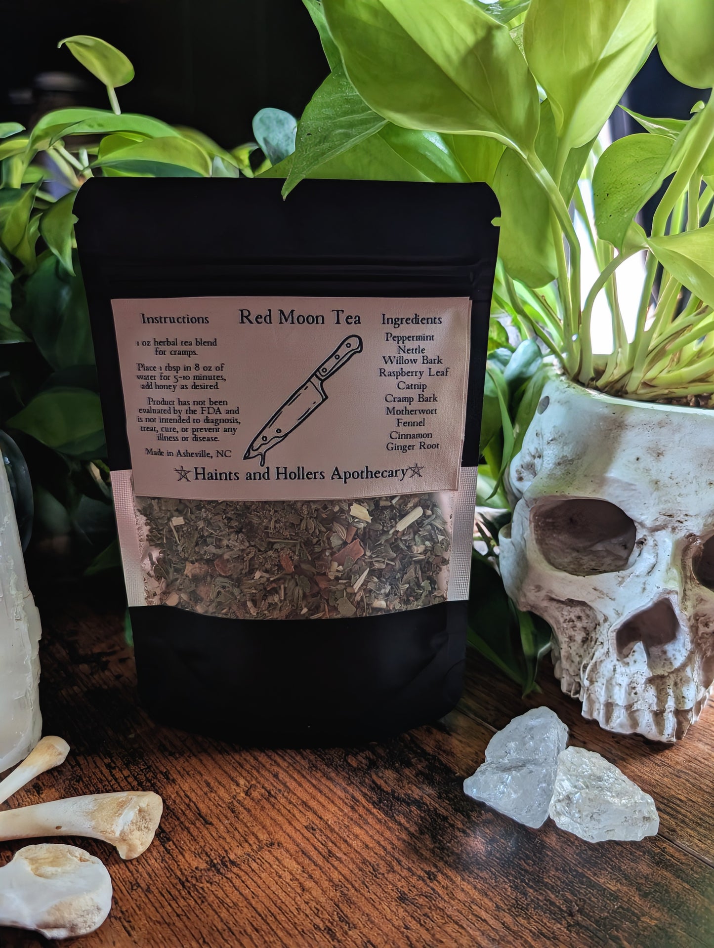Red Moon Herbal Tea Blend • Organic • 1oz