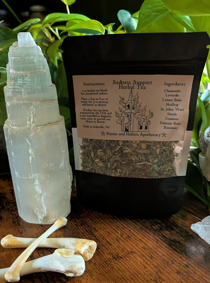 Sadness Support Herbal Tea Blend • Organic Herbs • 1 oz