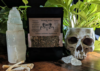 Headache Relief Herbal Tea Blend • Organic Herbs • 1 oz