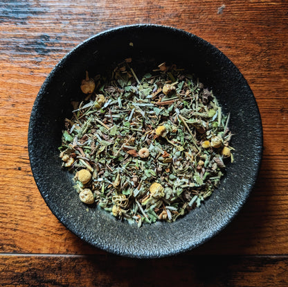 Anxiety-Ease Herbal Tea Blend •  Organic Herbs • 1 oz