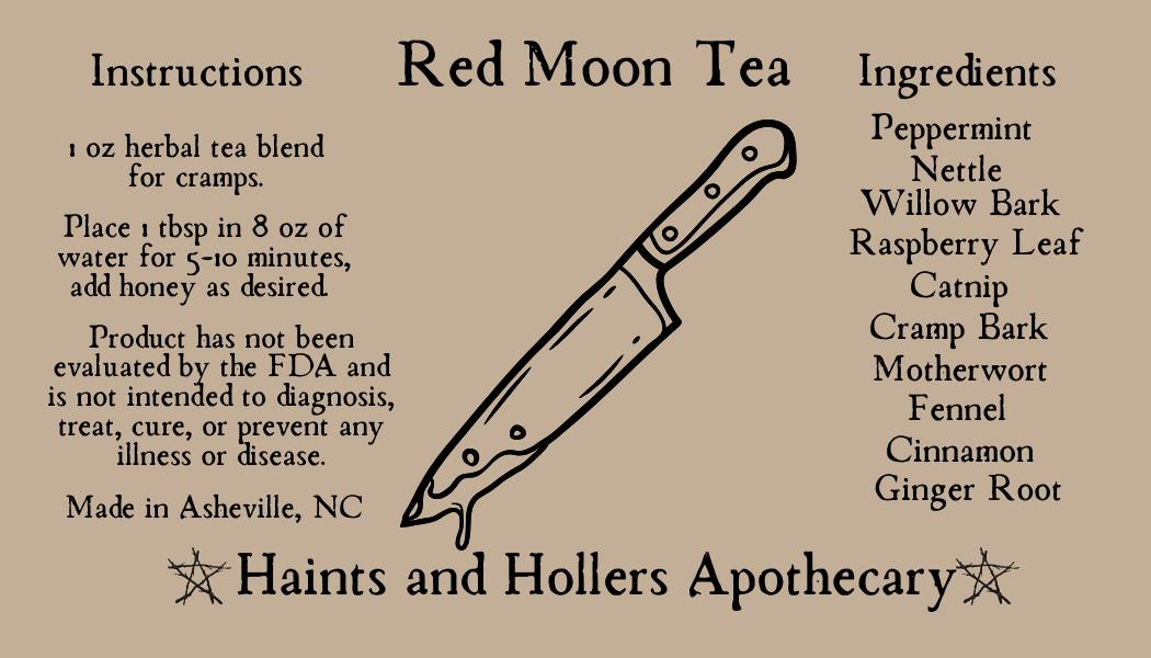 Red Moon Herbal Tea Blend • Organic • 1oz