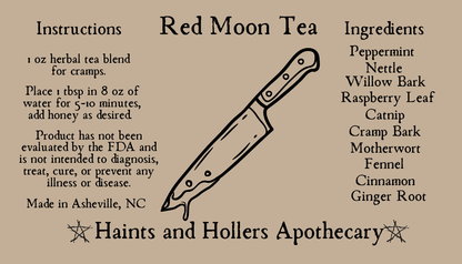 Red Moon Herbal Tea Blend • Organic • 1oz