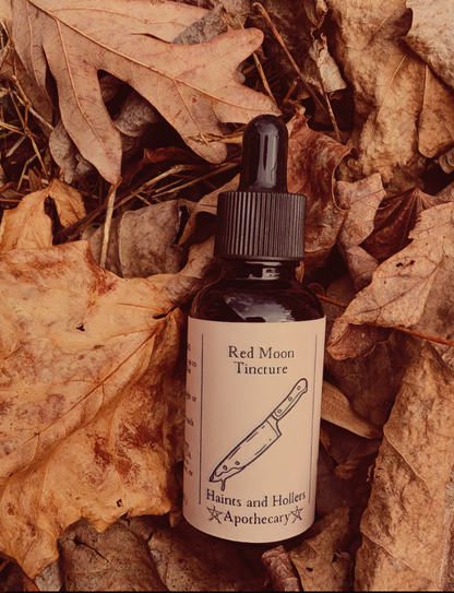 Red Moon Herbal Tincture • Cramp Ease • 1oz