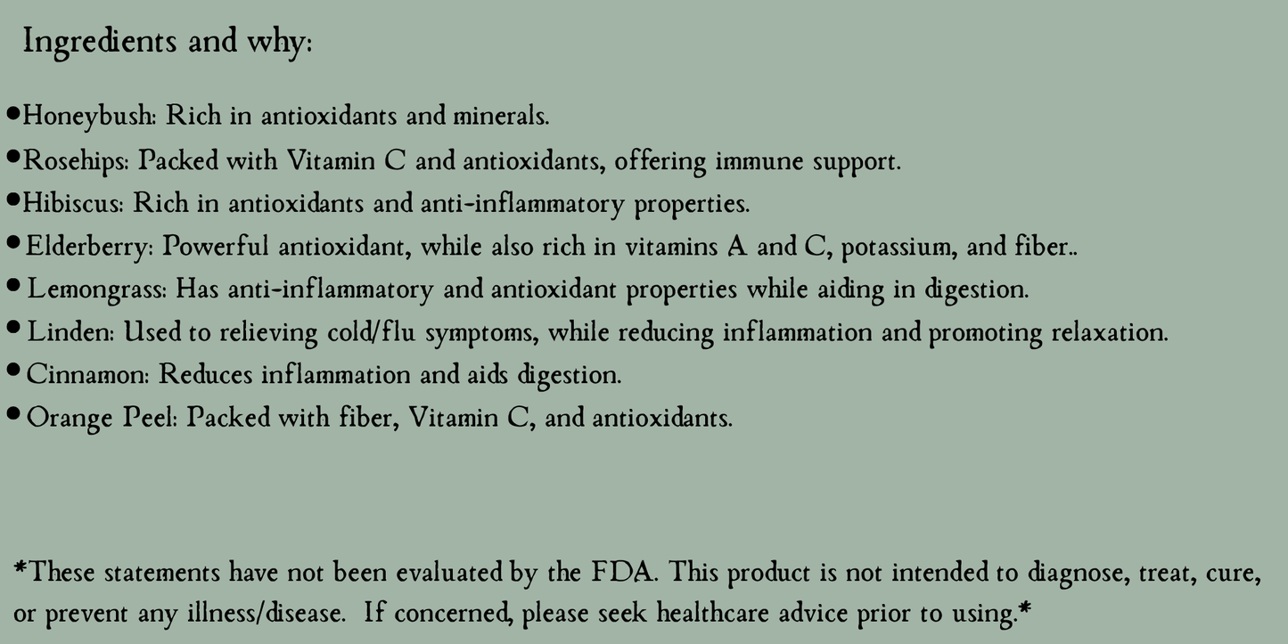 Berry Bold Vitamin C Herbal Tea Blend • 1 oz