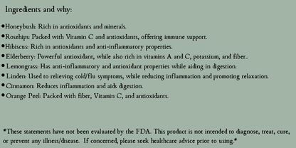 Berry Bold Vitamin C Herbal Tea Blend • 1 oz