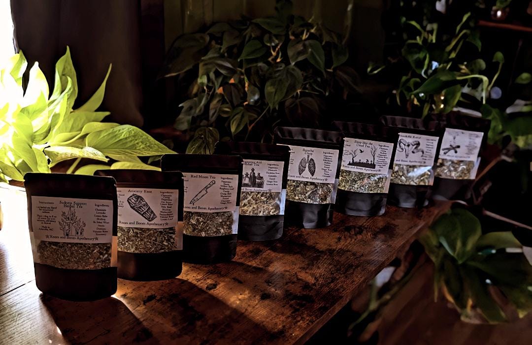 Red Moon Herbal Tea Blend • Organic • 1oz