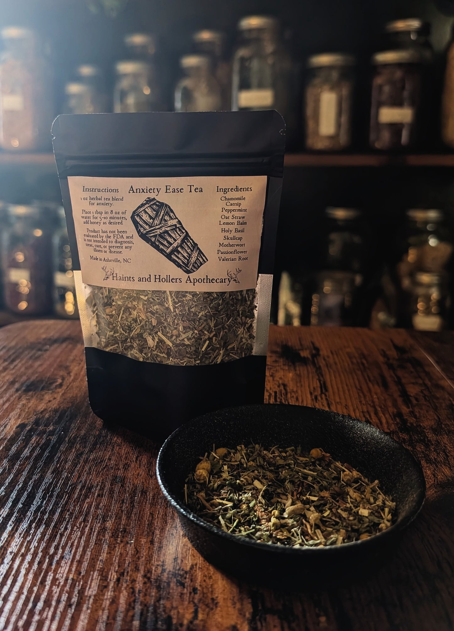 Anxiety-Ease Herbal Tea Blend •  1 oz
