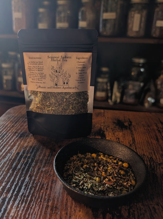 Seasonal Sadness Herbal Tea Blend  • 1 oz