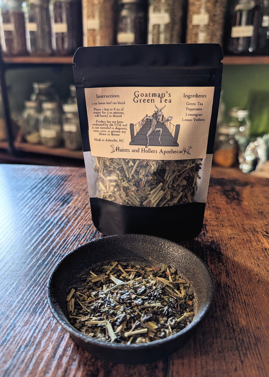 Goatman's Green Tea Herbal Tea Blend